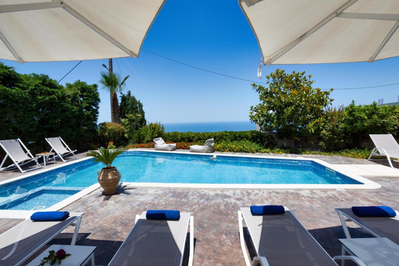 Palladio Luxury Villa With Amazing View Roussospítion Buitenkant foto